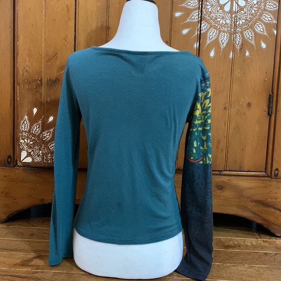 Desigual style long sleeved unique top - Picture 4 of 7
